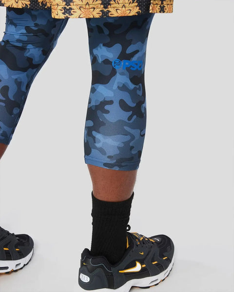 Pro Tight 3/4 - Blue Steel Camo